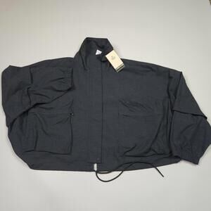 $175 Nike Womens Tech Pack Ripstop Jacket Black Heather Streetwear Pockets XXXL